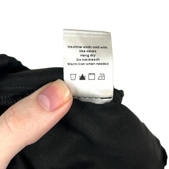 Vetta Size XS Cigarette Pant Timeless Capsule Tencel Side Zip USA Black NEW - Picture 10 of 11